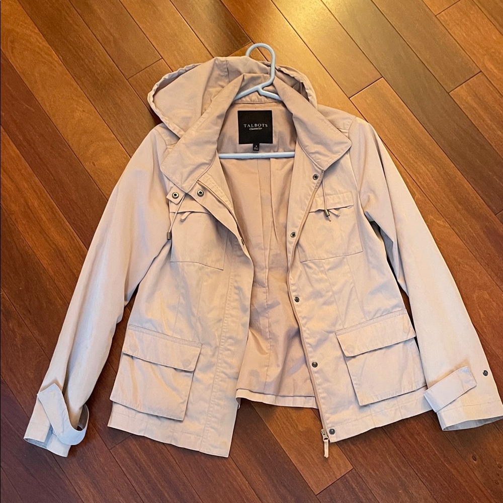 Talbots Women's Beige Utility Jacket